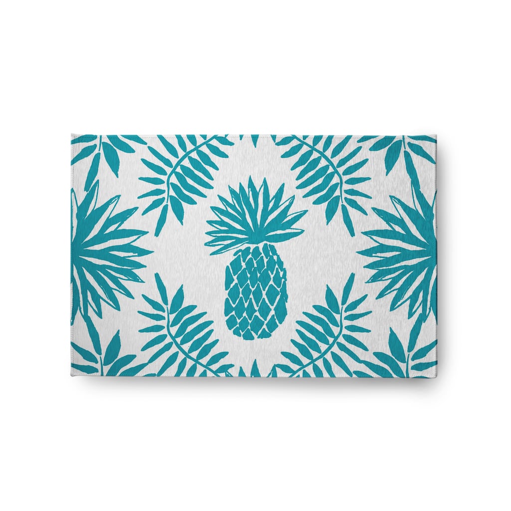 Pineapple Leaves Spring Chenille Rug