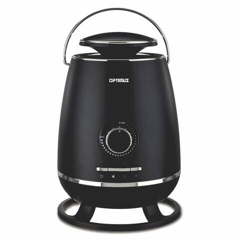 Compact 360 Degree Rotation Ceramic Heater w/ Thermostat