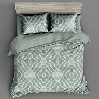 Scroll Plissiert Duvet Quilt Cover Blumen Reversible Bettwäsche Set Kissenhülle Scroll Plissiert Duvet Quilt Cover Blumen Reversible Bettwäsche Set Kissenhülle