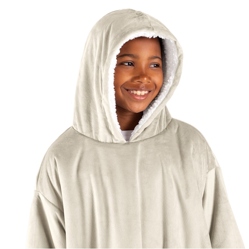 Bare Homey B-Cozy Oversized Sherpa Wearable Blanket