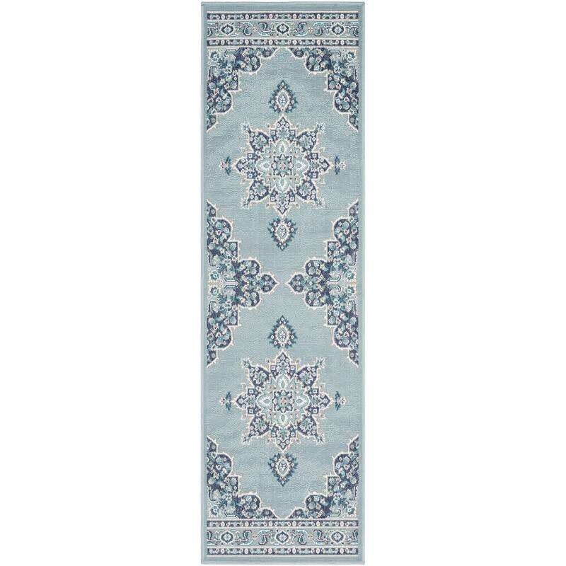 Livabliss Cesare Medallion Indoor/ Outdoor Area Rug