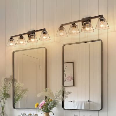 3/4/5-Light Farmhouse Bathroom Vanity Lights, Mirror Lights