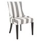 preview thumbnail 7 of 6, SAFAVIEH Dining Becca Grey Dining Chair - 22" x 24.8" x 36.4"