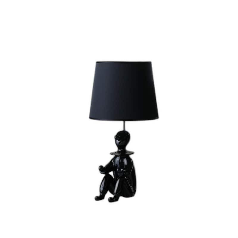 21 Inch Bedside Lamp with Empire Shade for Bedrooms or Living Rooms - 11" x 11" x 21.25"