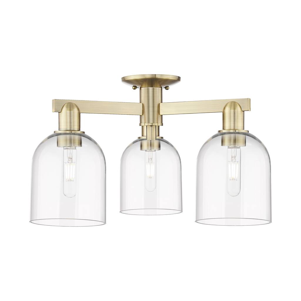 Innovations Lighting Endless Possibilities Arcadia - Bella - 3 Light 23" Semi-Flush Mount