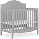 preview thumbnail 1 of 3, Sweetpea Baby Rose 4-in-1 Convertible Mini Crib Platinum