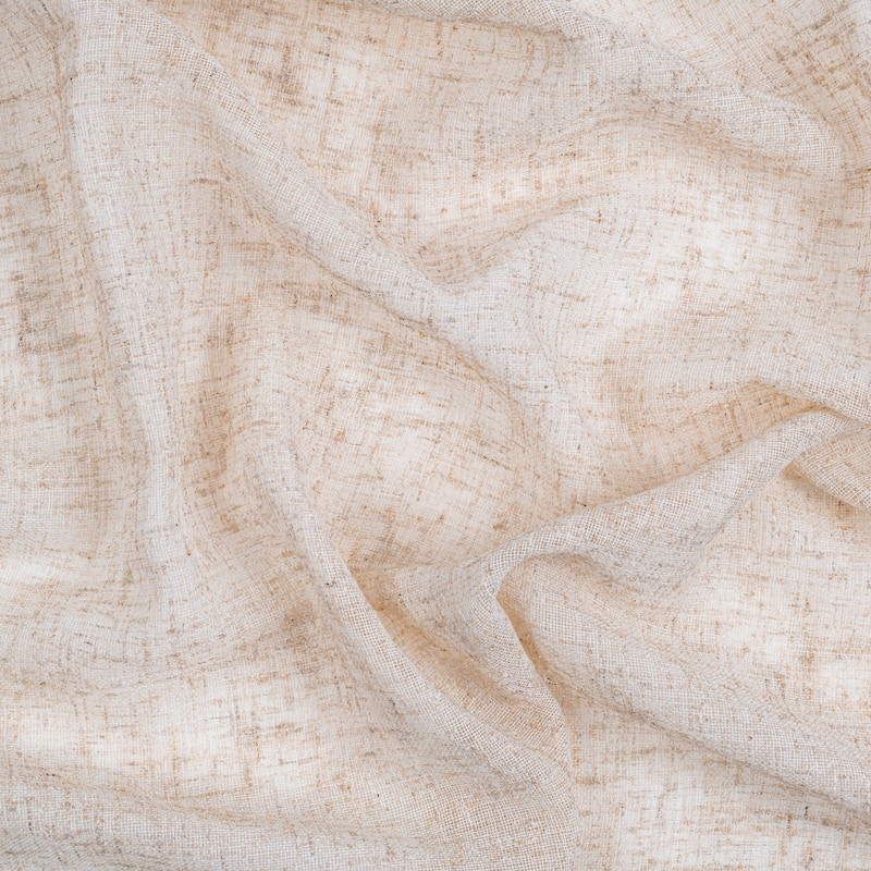 Shannon Premium Slubbed Linen Door Curtain Panel W Tie Back