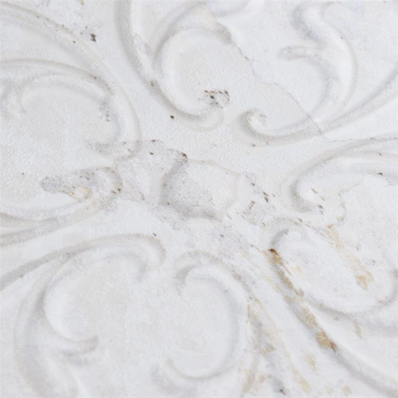 Merola Tile Aevum Ornato White 7-7/8" x 7-7/8" Ceramic Wall Tile