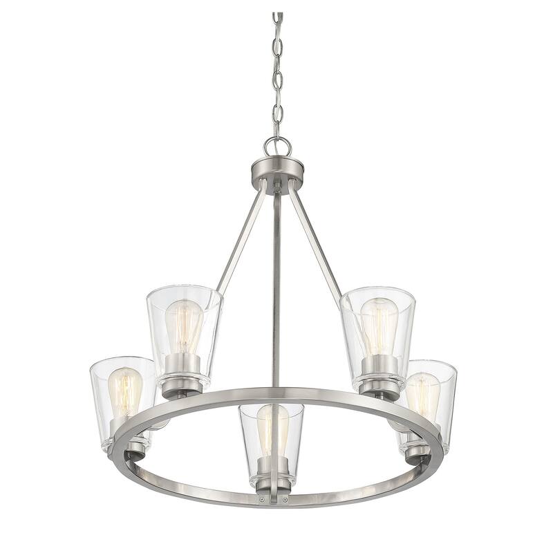 Savoy House Calhoun 5 Light 25" Wide Ring Chandelier