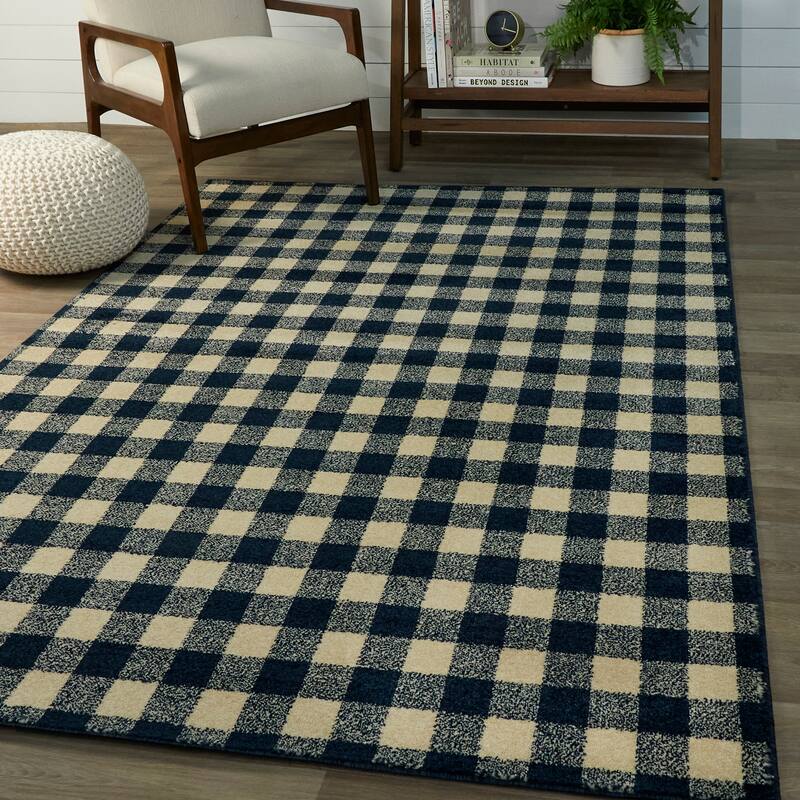 Rogers Gingham Area Rug