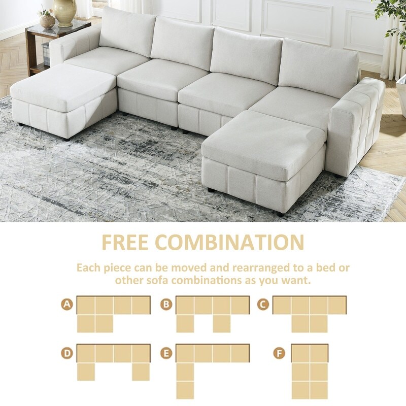 Sectional that cheap can be rearranged