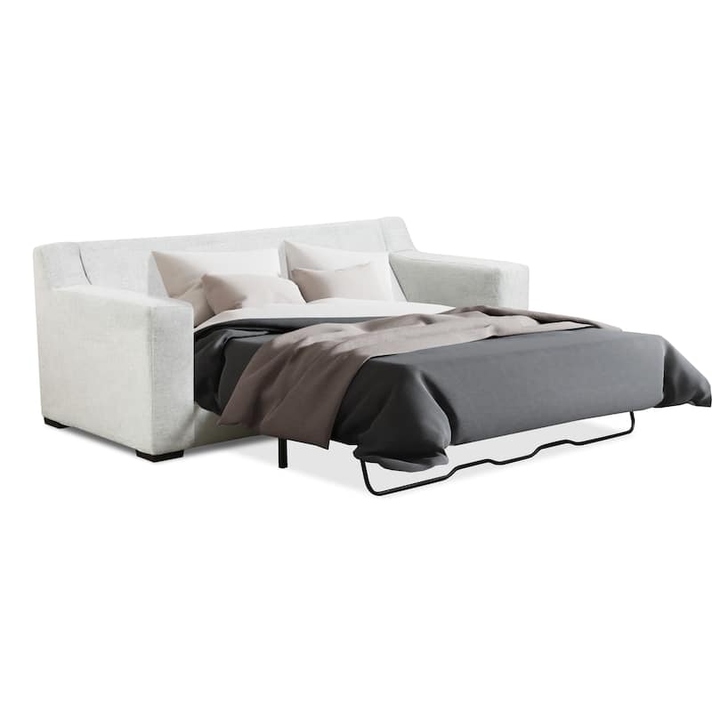 Woodhaven Furniture Studio Cord Sleeper Sofa - Grey