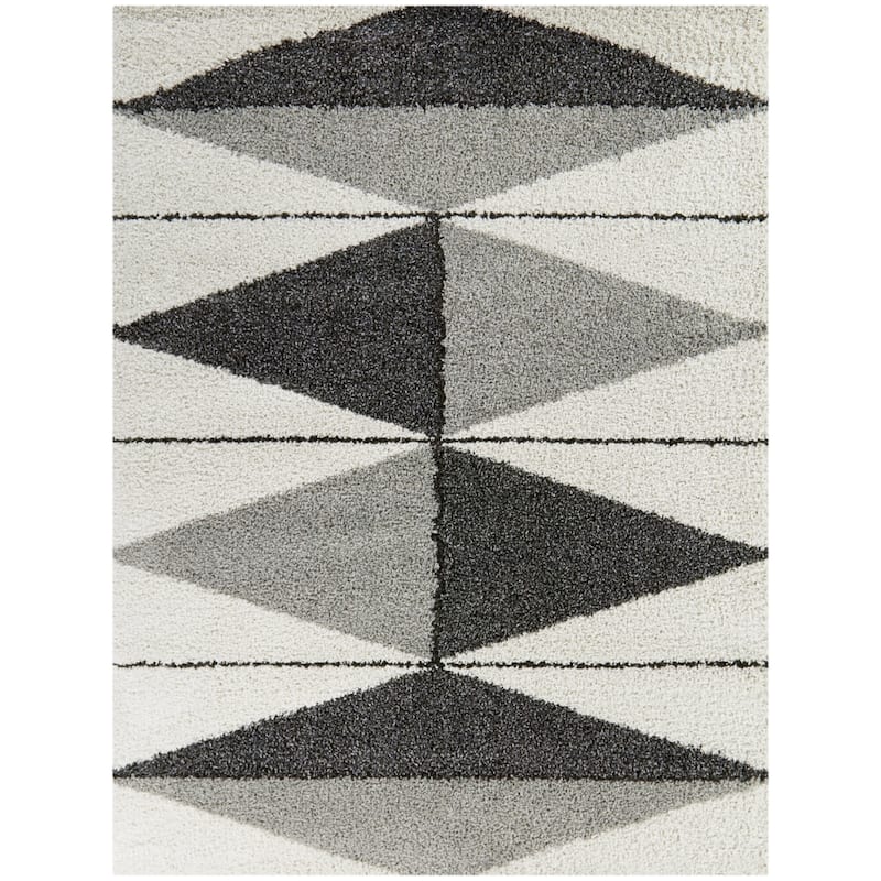Balta Levine Modern Geometric Shag Area Rug