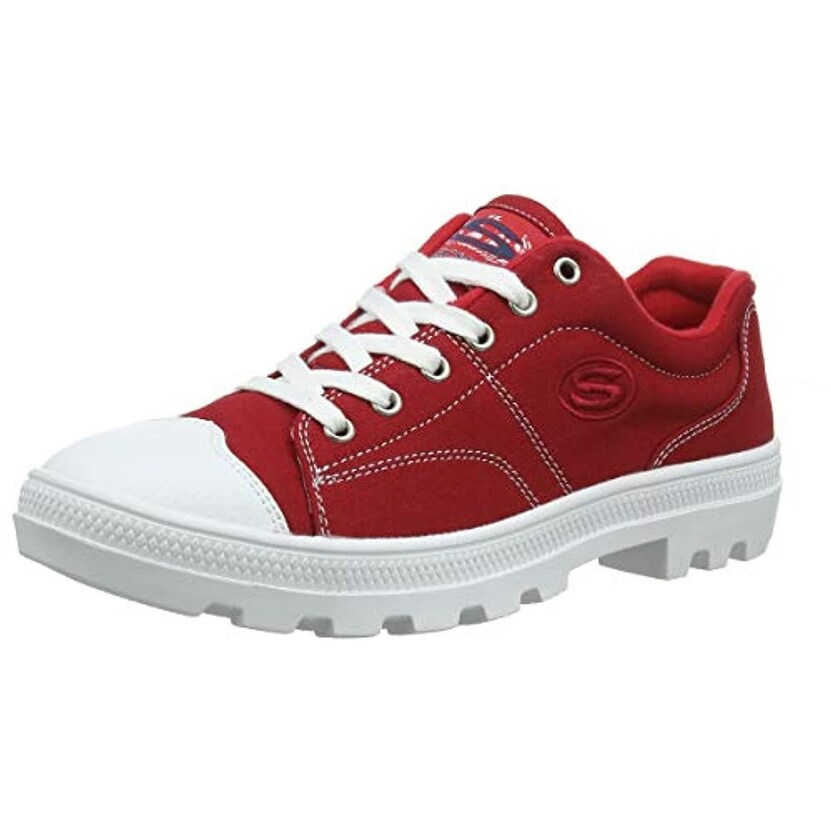 red skechers