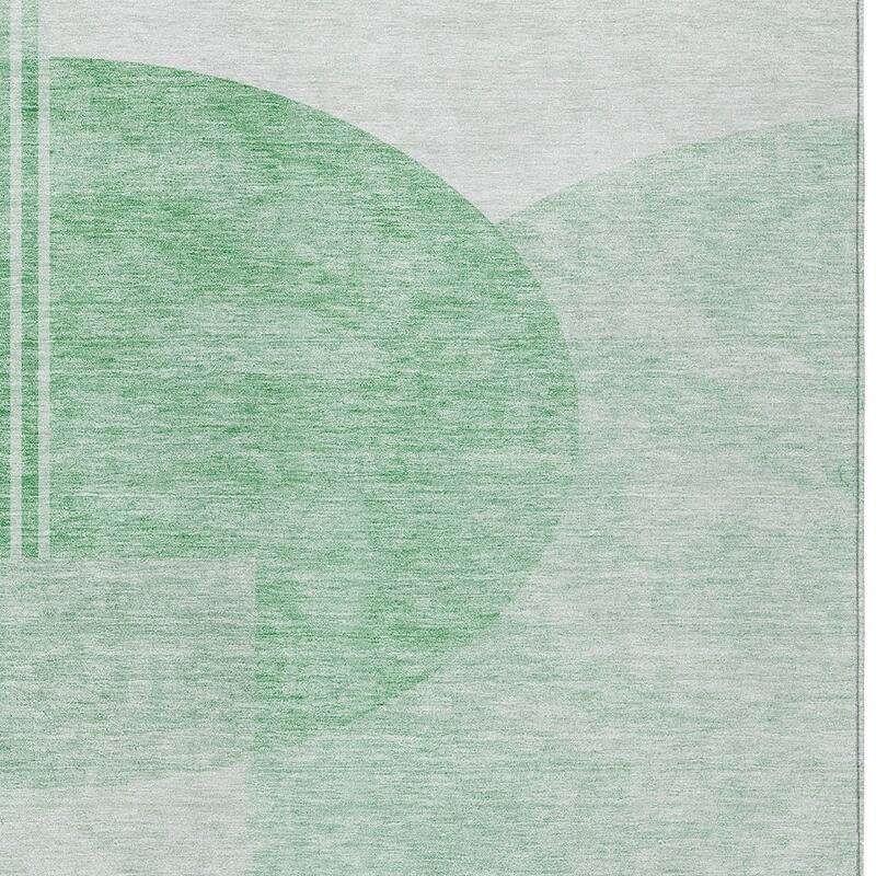 HomeRoots Geometric Transitional Rectangle Outdoor Rug