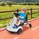 preview thumbnail 15 of 35, 6V Kids Ride on Drift Car with Spin and 2 Adjustable Heights - 33.5'' x 18'' x 21.5''
