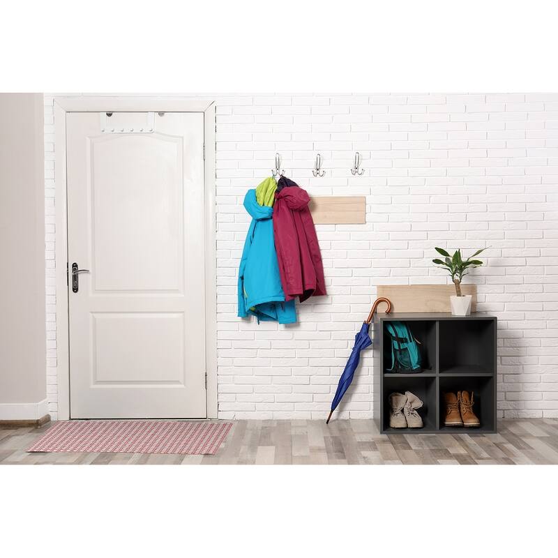 Rattan Geometric Rug