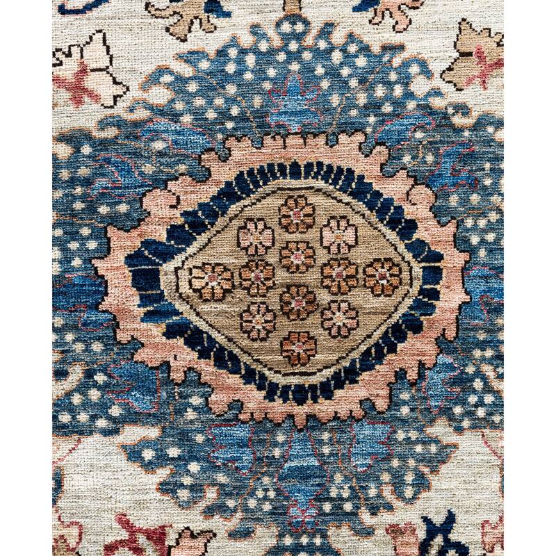 Serapi One-of-a-Kind Hand-Knotted Area Rug - Ivory - 8' 11" x 11' 11"