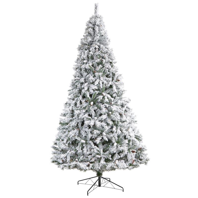 10' White River Mountain Artificial Christmas Tree Warm Clear LED - over-10-feet