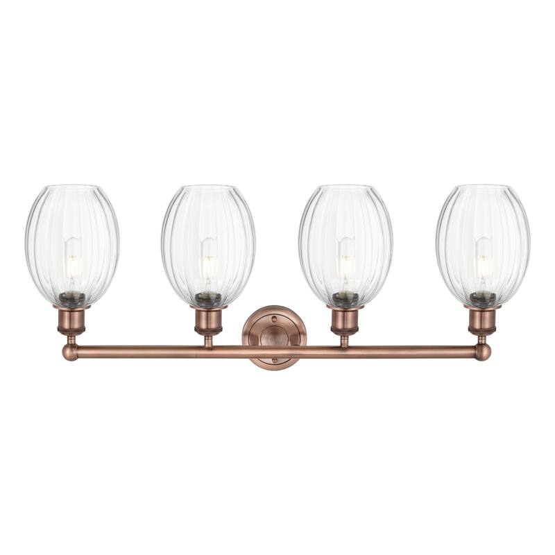 Innovations Lighting Endless Possibilities Edison - Preston - 4 Light 33" Bulb Shade Bath Vanity Light