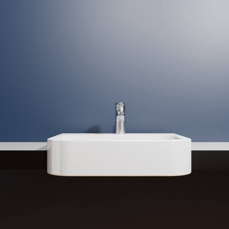 WS Bath Collections Fly 3057.01 Fly 21-7/8" Rectangular Ceramic