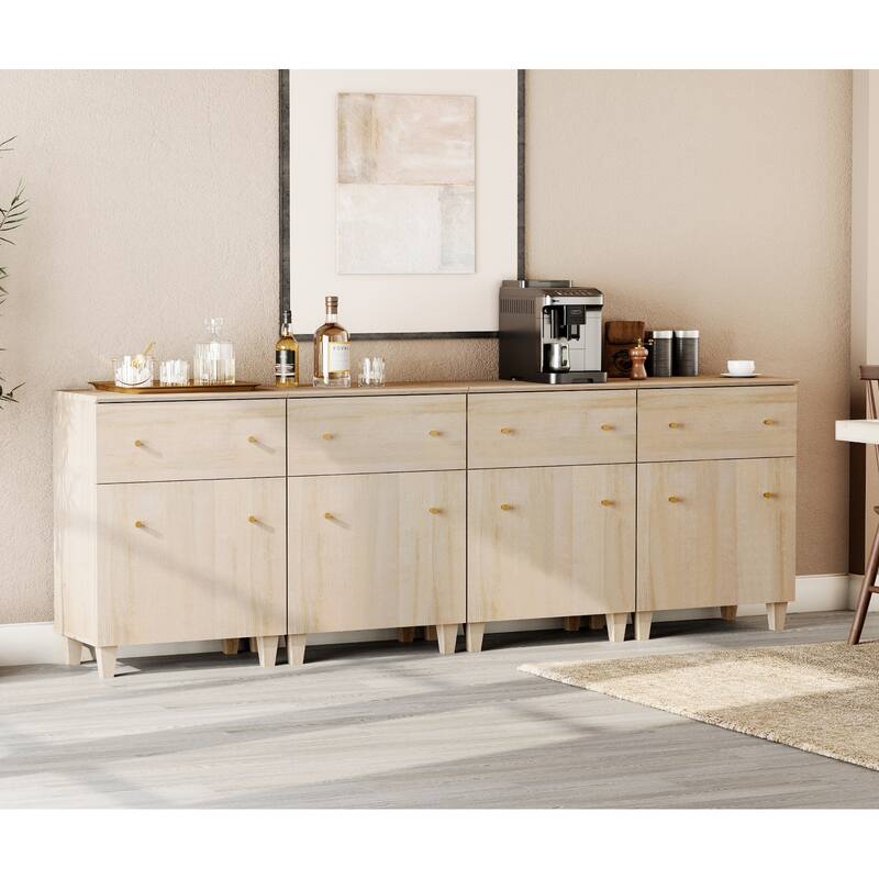 Sideboard Buffet Cabinet with Drawer and Door for Kitchen, Dining Room