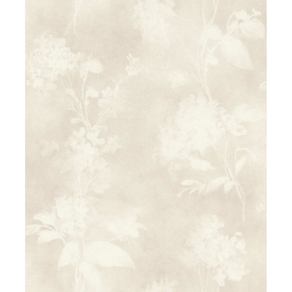 A-Street Prints Izara Light Grey Botanical Wallpaper