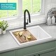 preview thumbnail 97 of 146, KRAUS Bellucci Workstation Topmount Drop-in Granite Kitchen Sink