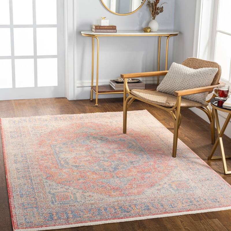 Livabliss Azaan Traditional Area Rug - 9'2" x 12' - Red
