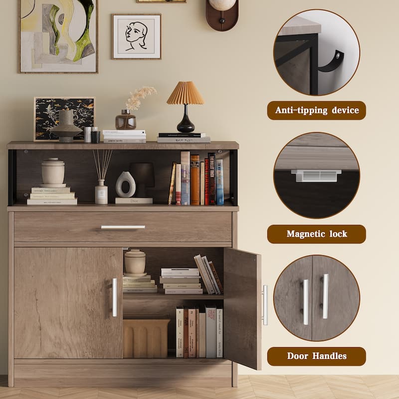 Sideboard Buffet & Storage Cabinet – Versatile Sideboard for Living Room, Dining Room, or Entryway