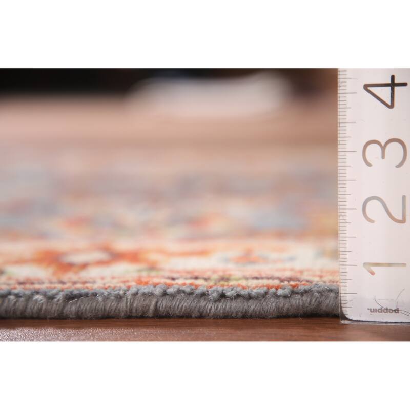 Gray Heriz Indian Area Rug Handmade Wool Carpet - 3'2"x 5'1"