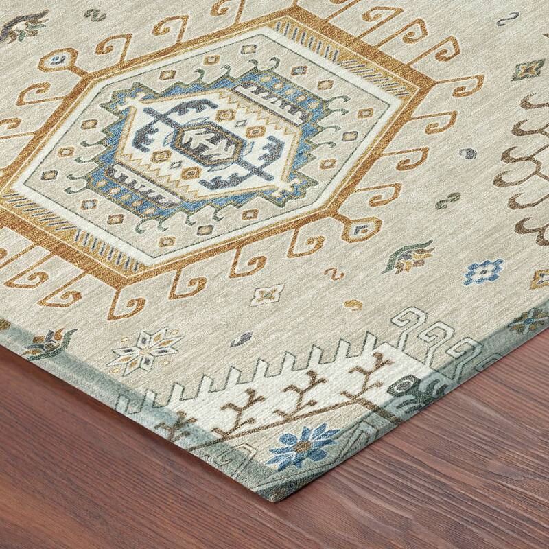 Machine Washable Indoor/ Outdoor Global Akron Chantille Rug