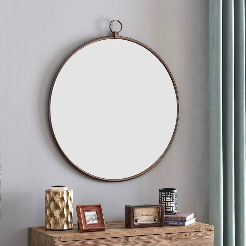 FirsTime & Co. Marshall Round Mirror - Bronze