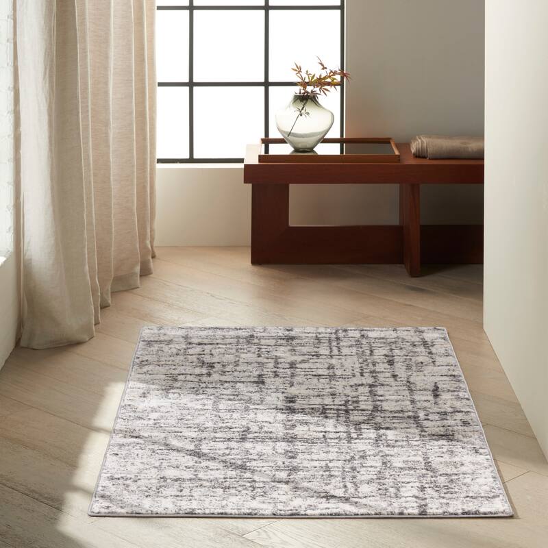 Calvin Klein Rush Glam Modern Abstract Geometric Area Rug