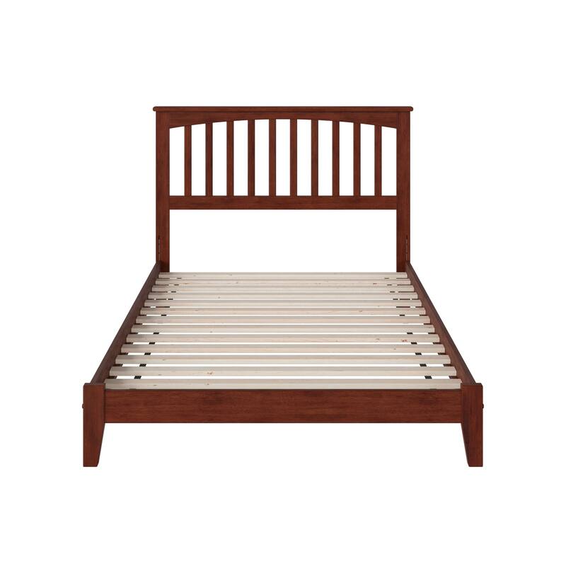 Platform Bed - Stylish Design Slats & Elegant Headboard - Modern Bedroom Furniture