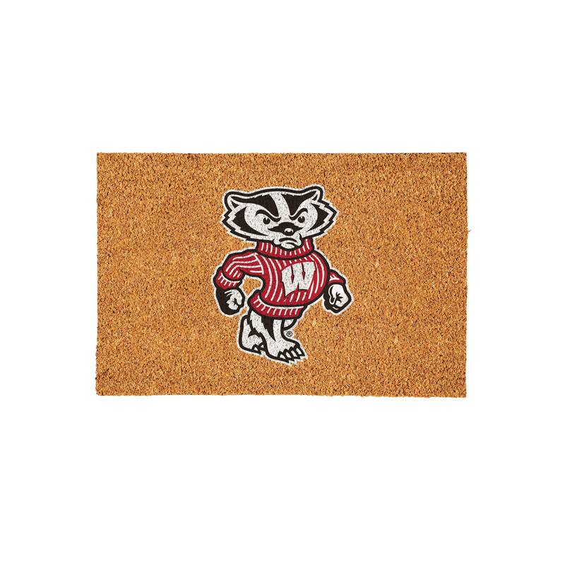 University of Wisconsin-Madison Full Color Indoor/Outdoor Coir Mat