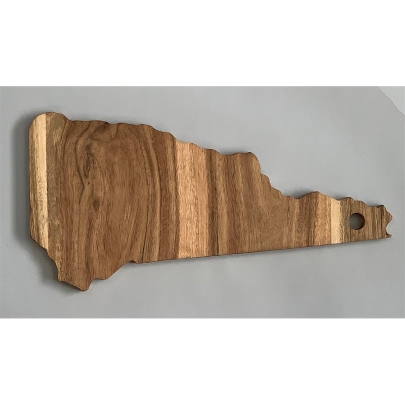 Acacia Wood "New Hampshire" Cutting Board - A - Natural
