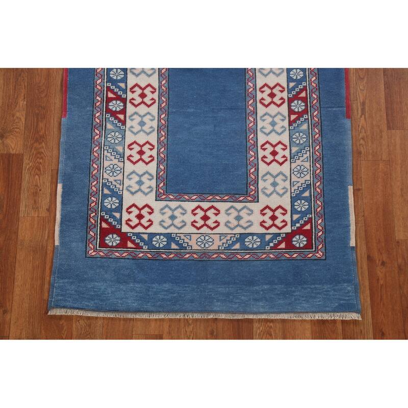 Traditional Oushak Turkish Oriental Runner Rug Handmade Wool Carpet - 2'10" x 8'0"
