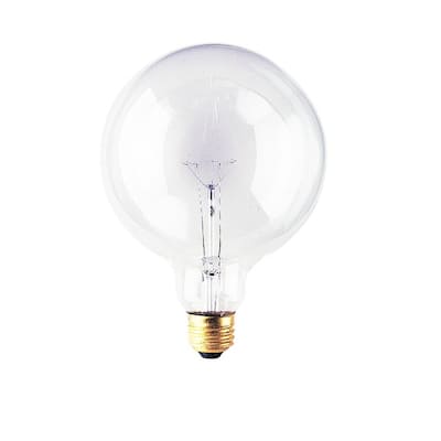 Bulbrite Pack of (12) 40 Watt Dimmable Clear G40 Incandescent Light Bulbs with Medium (E26) Base, 2700K Warm White Light