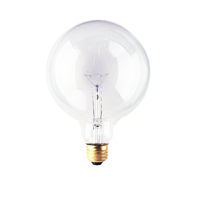 Bulbrite Pack of (12) 40 Watt Dimmable Clear G40 Incandescent Light Bulbs with Medium (E26) Base, 2700K Warm White Light