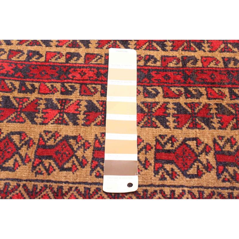 ECARPETGALLERY Hand-knotted Teimani Brown Wool Rug - 2'9 x 4'10