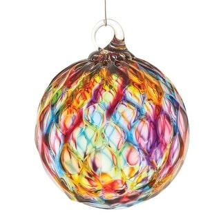 Shop Glass Eye Studio Rainbow Glass Ornament Orb Sphere Hanging
