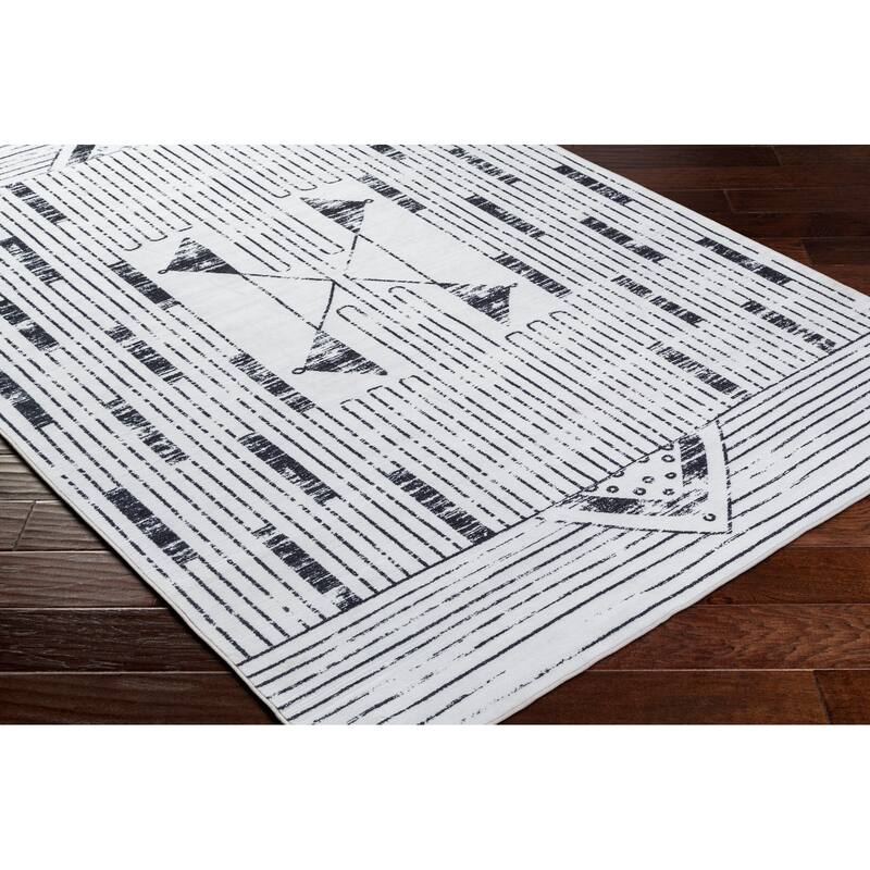 Livabliss Bohemian & Eclectic Lavable Tribal Washable Area Rug