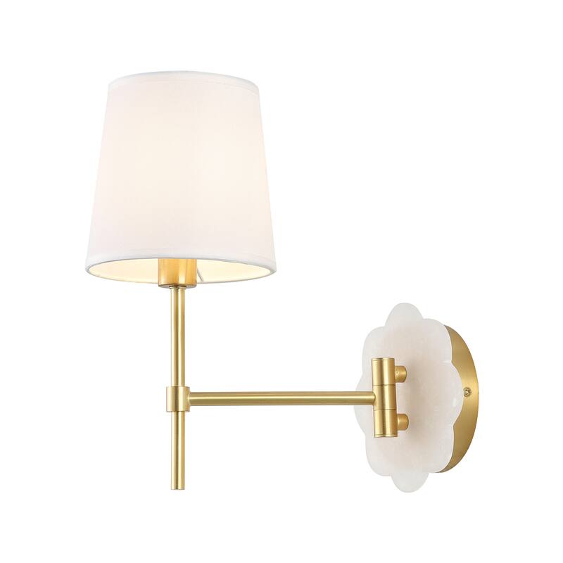 SAFAVIEH Lighting 6" Lyssine Wall Sconce [Set of 2] - 6"W x 12"D x 13"H