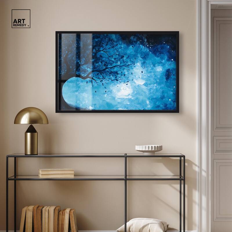 Fire and Ice Tree II Shadowbox by Art Remedy