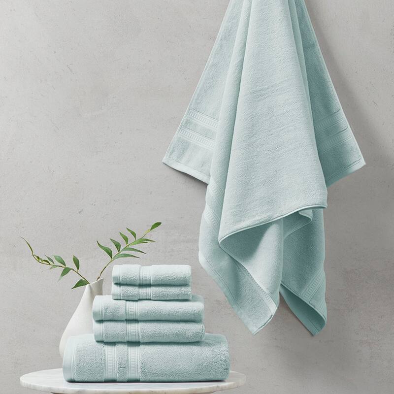 Cotton Feather Touch Antimicrobial Towel 6 Piece Set