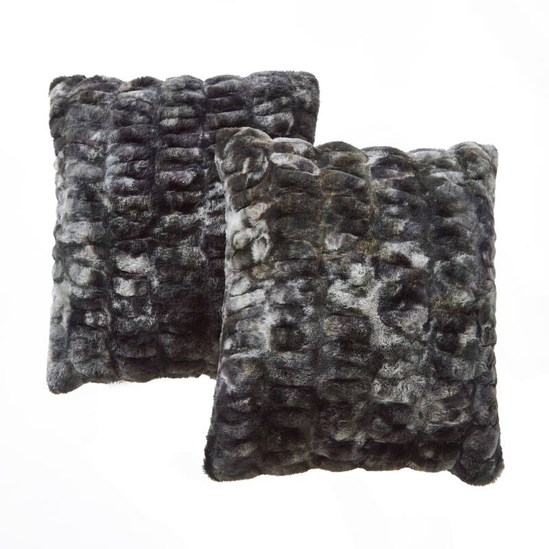 Serenta Shar Pei FauxFur 2 Piece Pillow Shell Set, NO INSERT