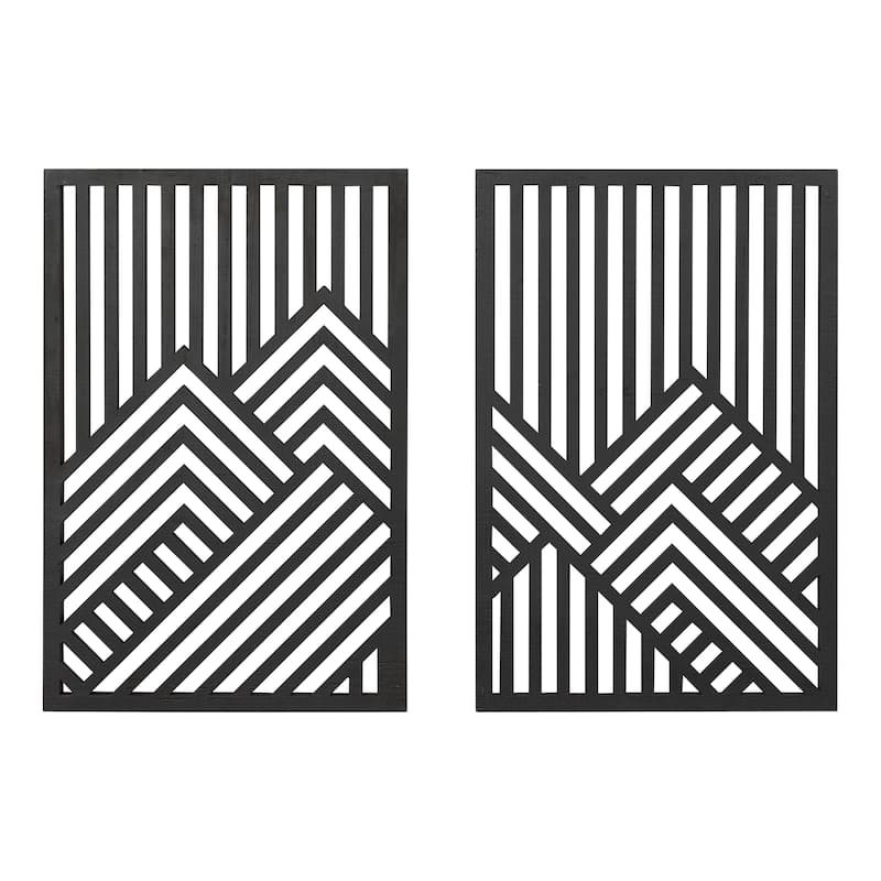 Kate and Laurel Montour Wall Art Plaque Set