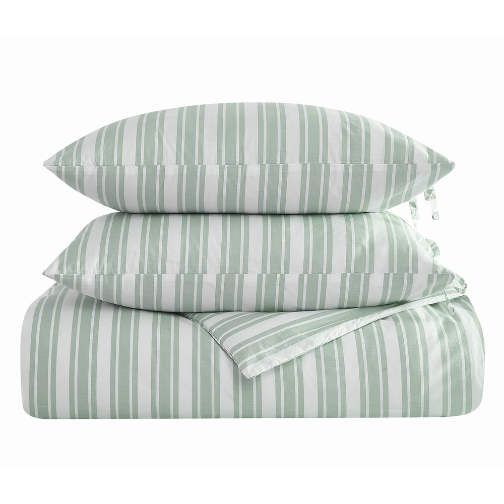 The Farmhouse by Rachel Ashwell Wide Ticking Stripe 3 Piece Comforter Set