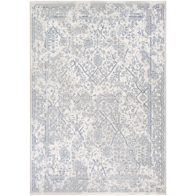 Dream Decor Rugs Sundance Lily Floral Area Rug - 2' x 3'11" - Gray